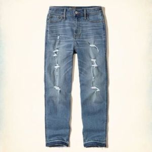 Hollister high rise boyfriend jeans size 00
